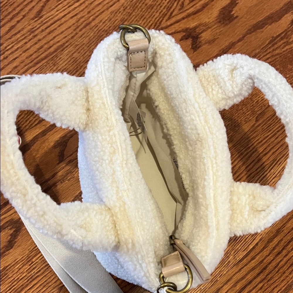 Universal Thread Cream Sherpa Mini Bag - Picture 3 of 4